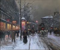  Boulevard de la Madeleine en la Neige